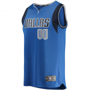 NBA Dallas Mavericks 22/23 Fanatics Branded Blue Fast Break Custom Replica Jersey Icon Edition