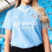 Manchester City Women's Home Jersey 23/24 (Customizable)